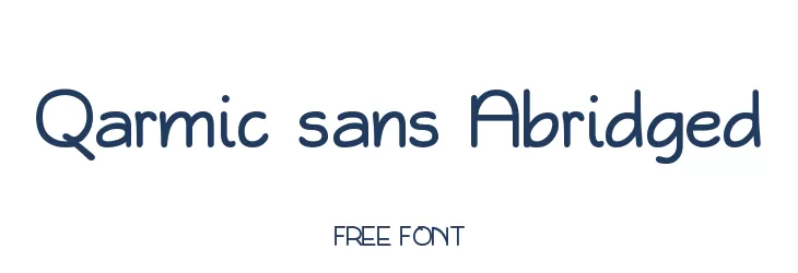 Qarmic sans Abridged 