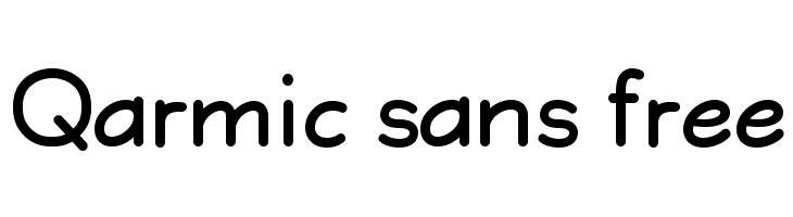 Qarmic sans free لخطوط تنزيل