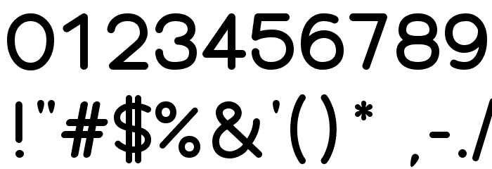 Qarmic sans free Font Alte caractere