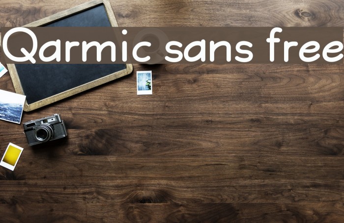 Qarmic sans free Font examples