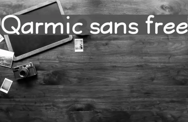 Qarmic sans free Font examples