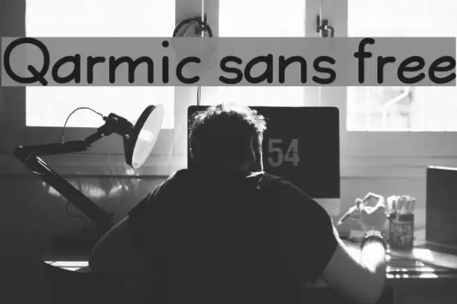 Qarmic sans free Font examples