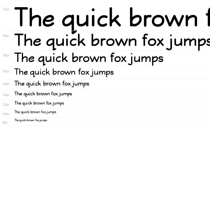 Qarmic sans free Waterfall