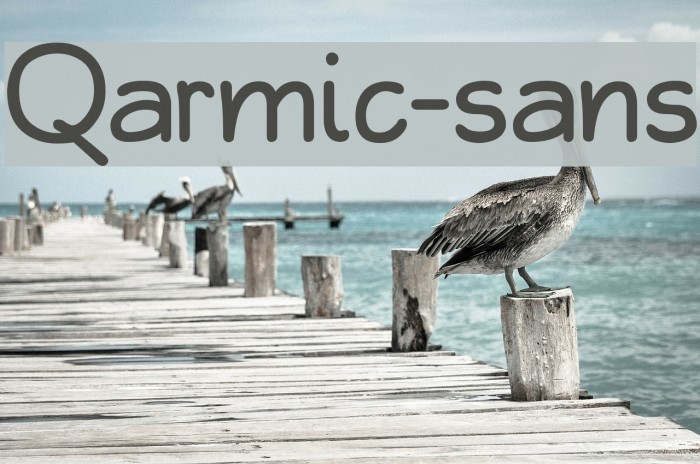 Qarmic-sans Font examples