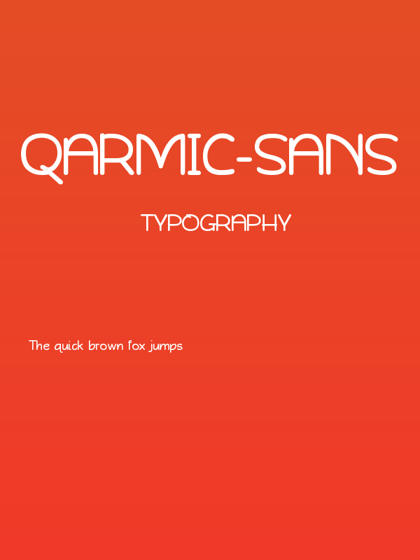 Qarmic-sans Poster