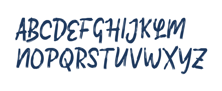 Qarodra Script Uppercase