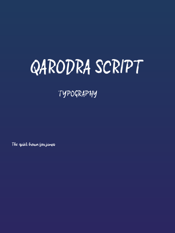 Qarodra Script Poster