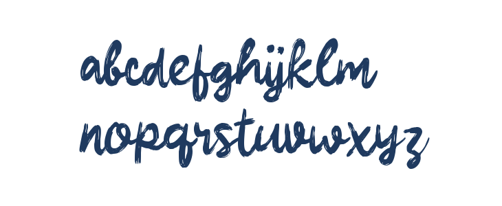 Qarodra Script Lowercase