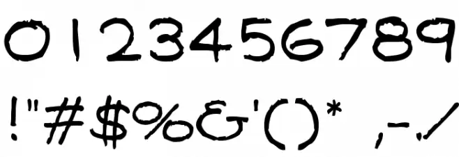 Qarolina Font Alte caractere