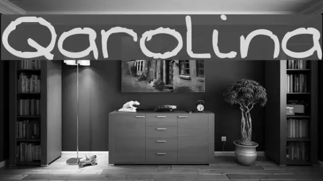 Qarolina Font examples