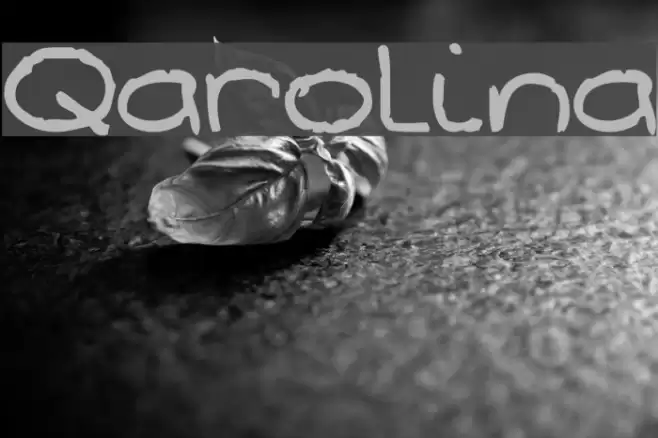 Qarolina Font examples