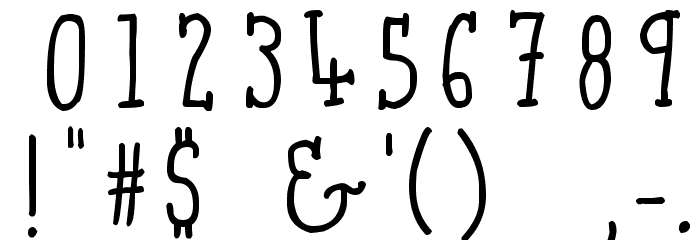 Qarrotface Font OTHER CHARS