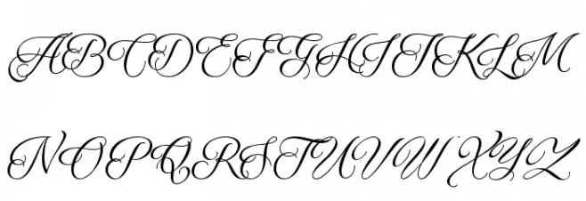 Qaskin Black Personal Use フォント 大文字