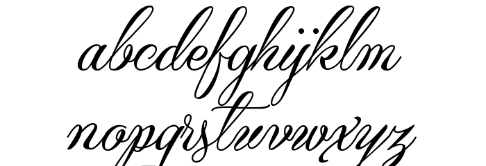 Qaskin Black Personal Use Font LOWERCASE