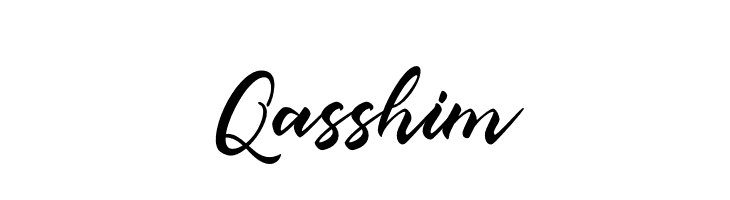Qasshim  フリーフォントのダウンロード