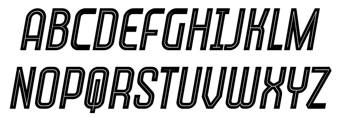 Qatar Personal Use Italic Caratteri MINUSCOLO