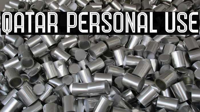 Qatar Personal Use Example 1