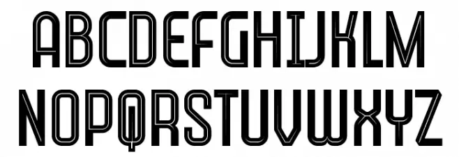 Qatar Personal Use Font Litere mici