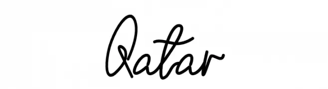 Qatar  Frei Schriftart Herunterladen