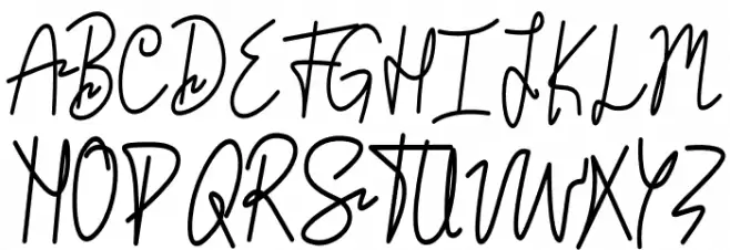 Qatar Schriftart Groß