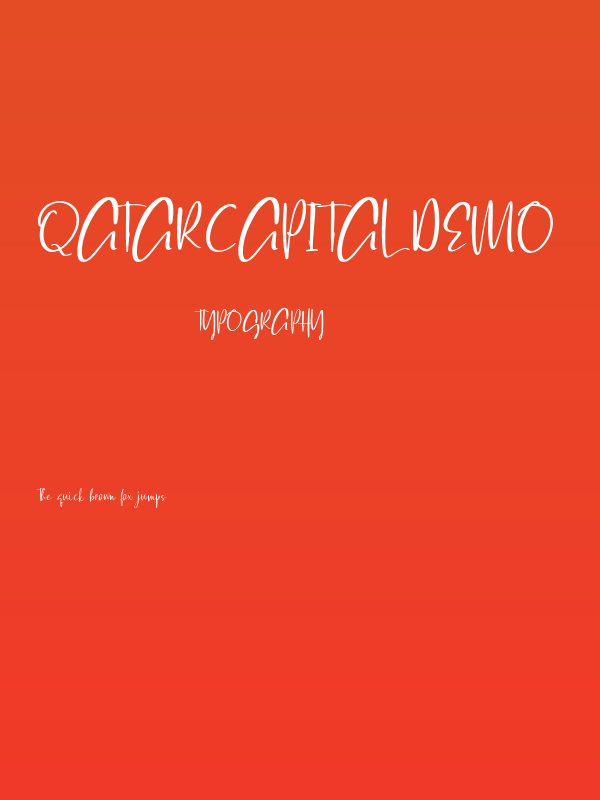 QatarCapitalDemo Poster