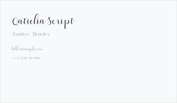 QatieliaScript Business Card