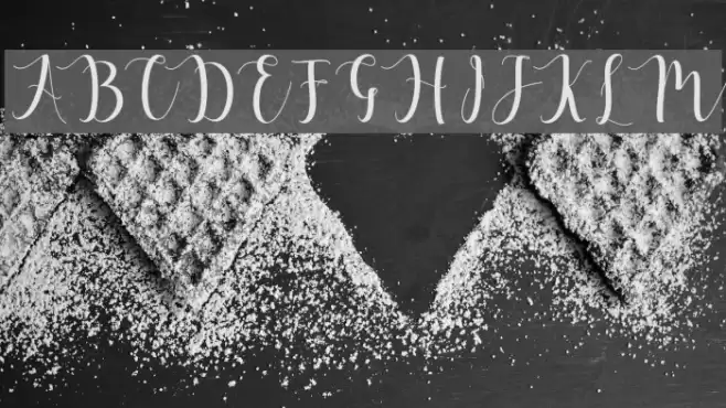 QatieliaScript Font examples