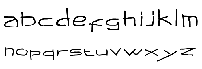 Qawber Font LOWERCASE
