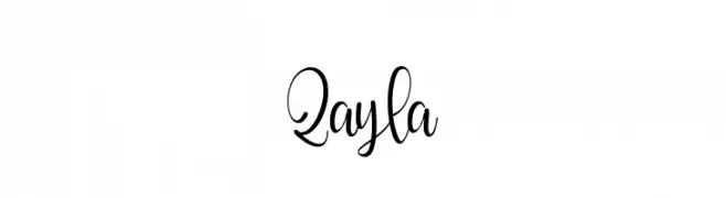Qayla  नि: शुल्क फ़ॉन्ट्स डाउनलोड