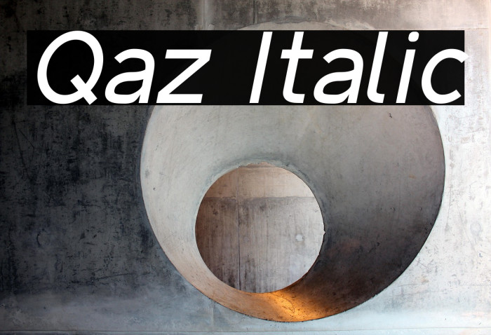Qaz Italic Example 3