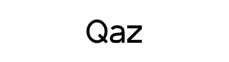 Qaz  les polices de caractères gratuit tlcharger