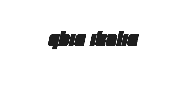 Qbic Italic Logo