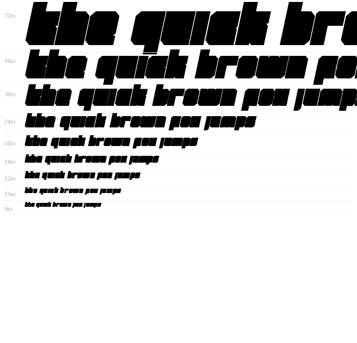 Qbic Italic Waterfall