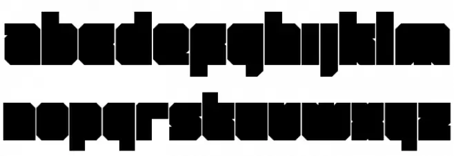 Qbic Шрифта строчной