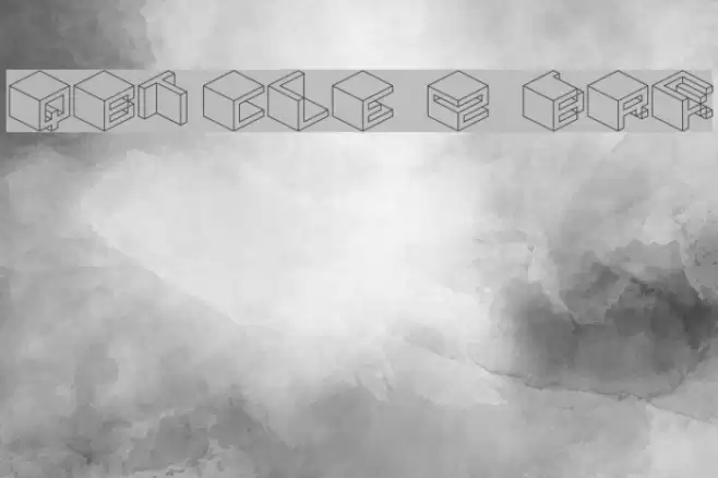 Qbicle 2 BRK Font examples