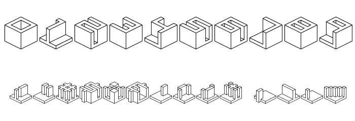 Qbicle 3 BRK Font OTHER CHARS