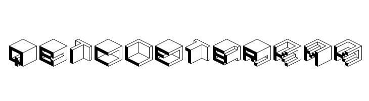 Qbicle1BRKMK Font