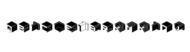 Qbicle1BRKMKinv Font