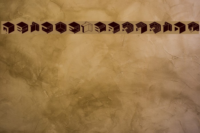 Qbicle1BRKMKinv Font examples