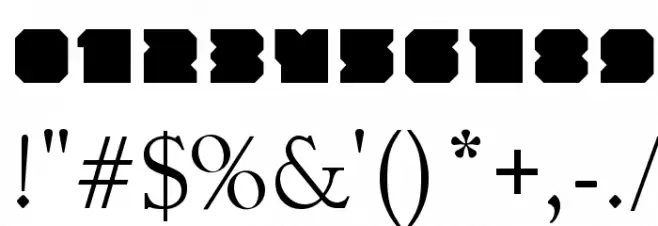 qdrd Font OTHER CHARS