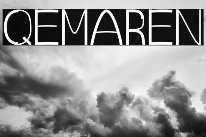 QEMAREN Font examples