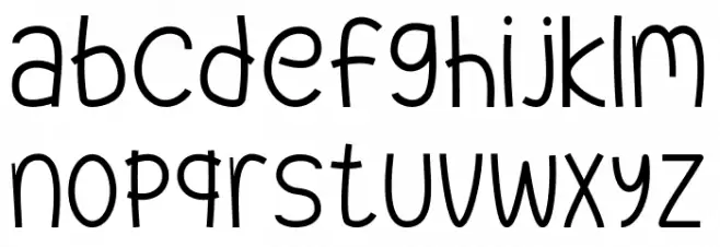 QEMAREN フォント 小文字