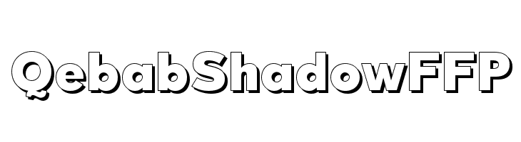 QebabShadowFFP Font
