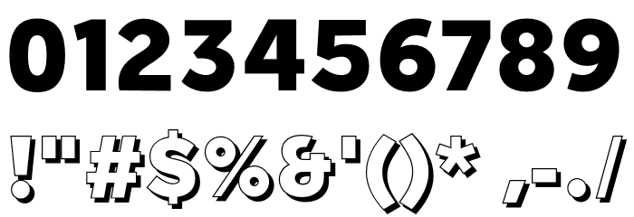 QebabShadowFFP Font OTHER CHARS