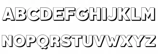 QebabShadowFFP Fonte MAIÚSCULAS