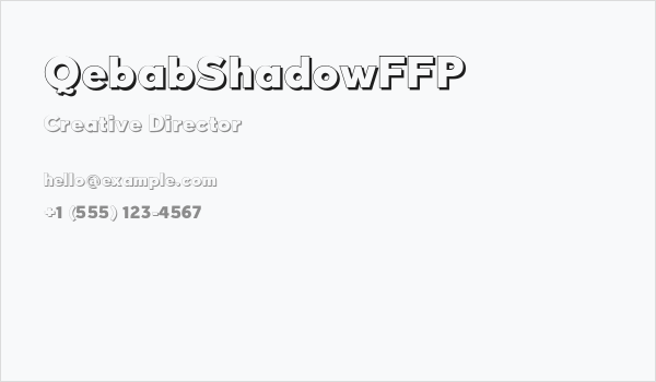 QebabShadowFFP Business Card