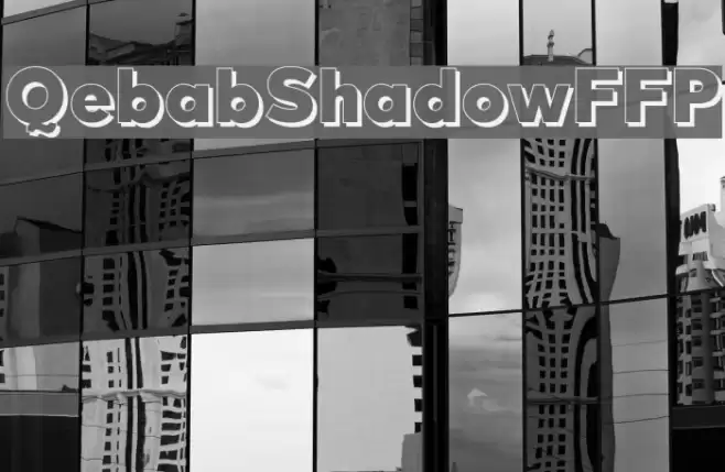 QebabShadowFFP フォント examples