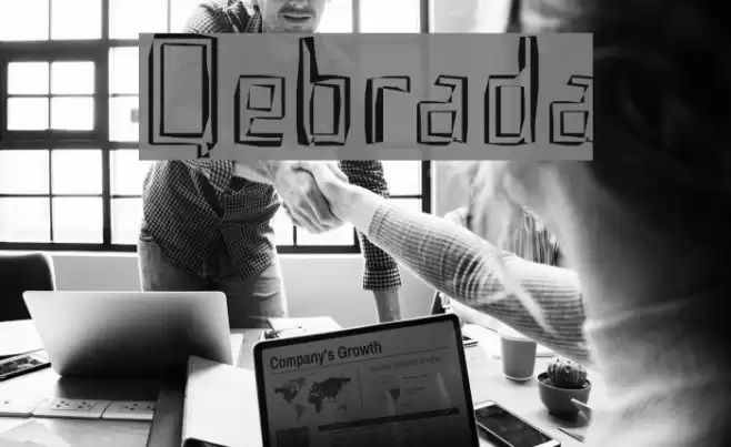 Qebrada Font examples