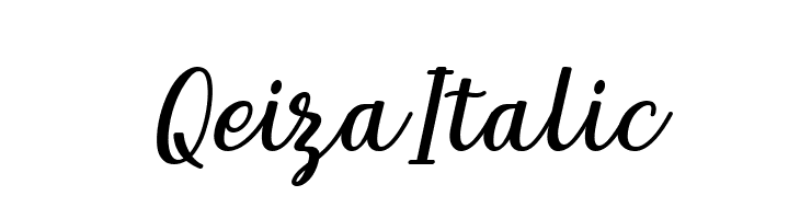 Qeiza Italic Fonte