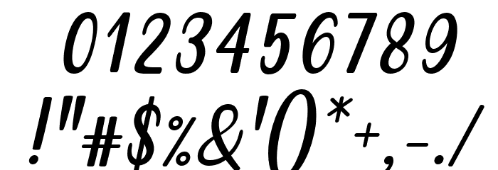 Qeiza Italic Font OTHER CHARS